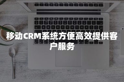 移动CRM系统方便高效提供客户服务