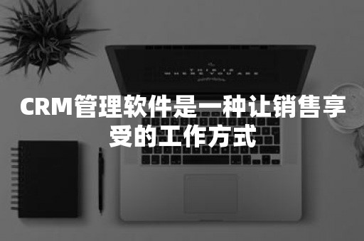 CRM管理软件是一种让销售享受的工作方式