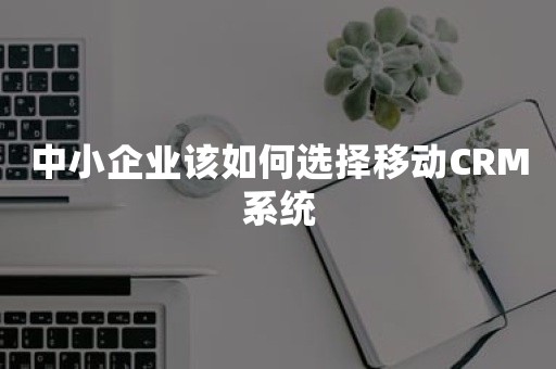 中小企业该如何选择移动CRM系统