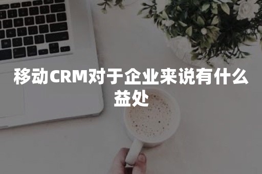 移动CRM对于企业来说有什么益处