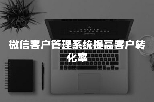 微信客户管理系统提高客户转化率