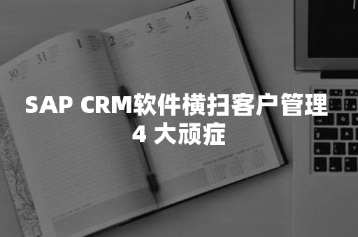 SAP CRM软件横扫客户管理 4 大顽症