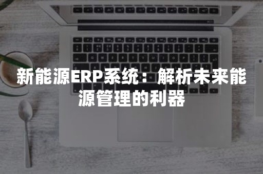 新能源ERP系统：解析未来能源管理的利器