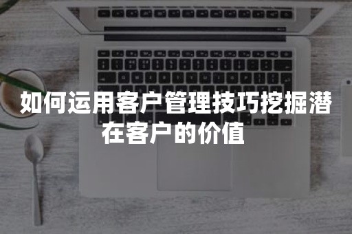 如何运用客户管理技巧挖掘潜在客户的价值 