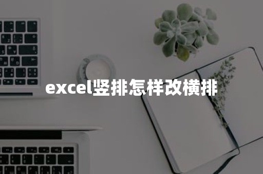 excel竖排怎样改横排