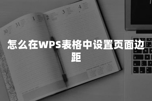 怎么在WPS表格中设置页面边距