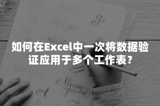 如何在Excel中一次将数据验证应用于多个工作表？