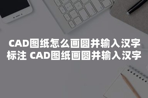 CAD图纸怎么画圆并输入汉字标注 CAD图纸画圆并输入汉字标注方法