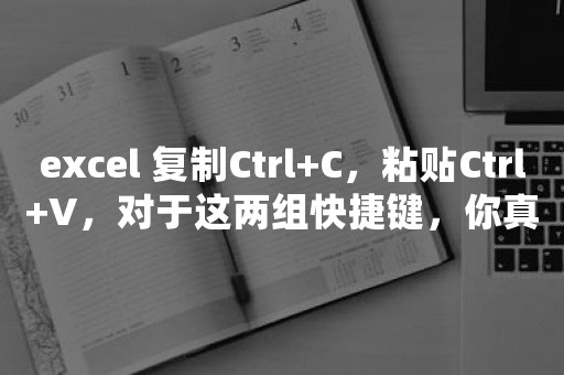 excel 复制Ctrl+C，粘贴Ctrl+V，对于这两组快捷键，你真的了解它们的所有功能了吗？