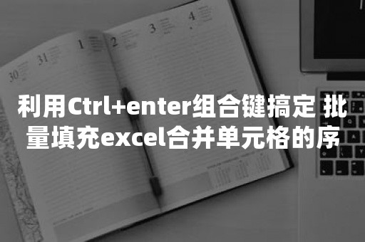 利用Ctrl+enter组合键搞定 批量填充excel合并单元格的序列