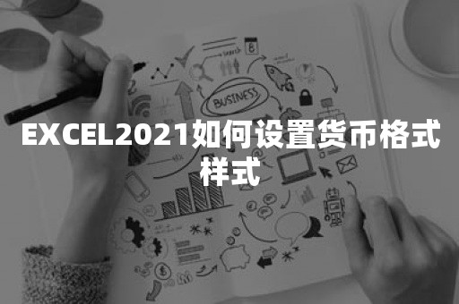 EXCEL2021如何设置货币格式样式