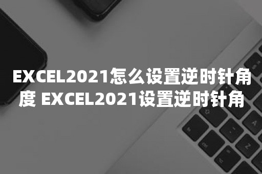 EXCEL2021怎么设置逆时针角度 EXCEL2021设置逆时针角度操作方法