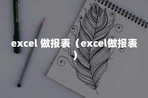 excel 做报表（excel做报表）