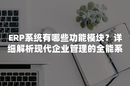 ERP系统有哪些功能模块？详细解析现代企业管理的全能系统