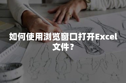 如何使用浏览窗口打开Excel文件？