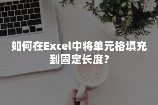 如何在Excel中将单元格填充到固定长度？