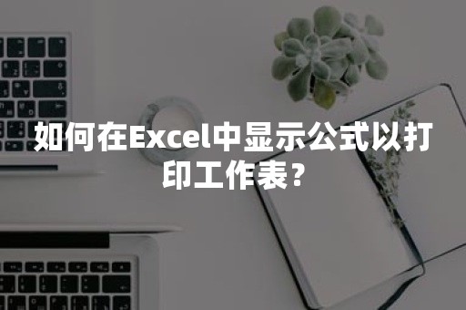 如何在Excel中显示公式以打印工作表？