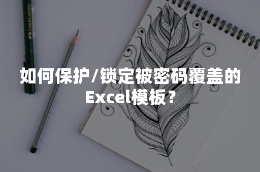 如何保护/锁定被密码覆盖的Excel模板？