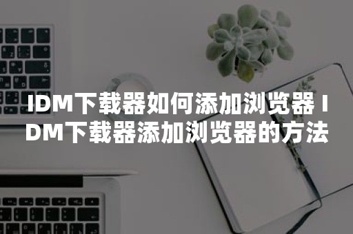 IDM下载器如何添加浏览器 IDM下载器添加浏览器的方法