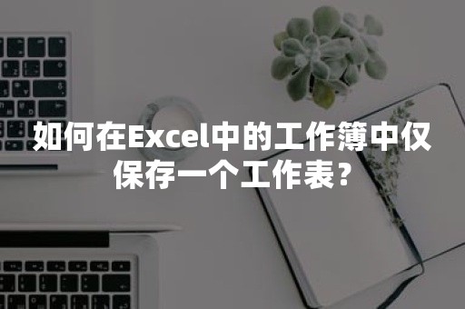 如何在Excel中的工作簿中仅保存一个工作表？