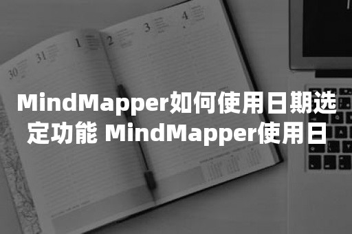 MindMapper如何使用日期选定功能 MindMapper使用日期选定功能方法