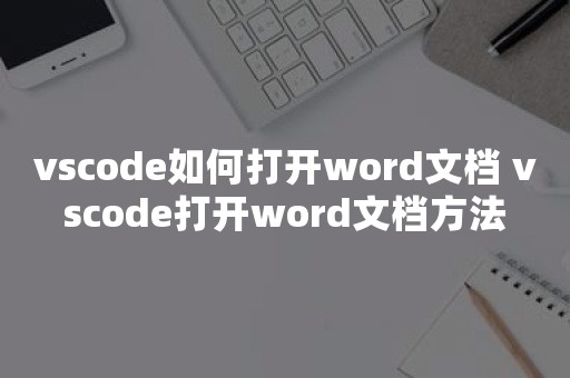 vscode如何打开word文档 vscode打开word文档方法