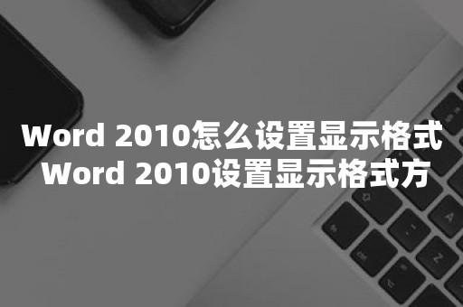 Word 2010怎么设置显示格式 Word 2010设置显示格式方法