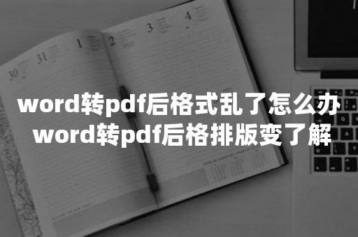 word转pdf后格式乱了怎么办 word转pdf后格排版变了解决方法