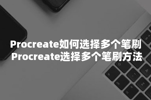 Procreate如何选择多个笔刷 Procreate选择多个笔刷方法