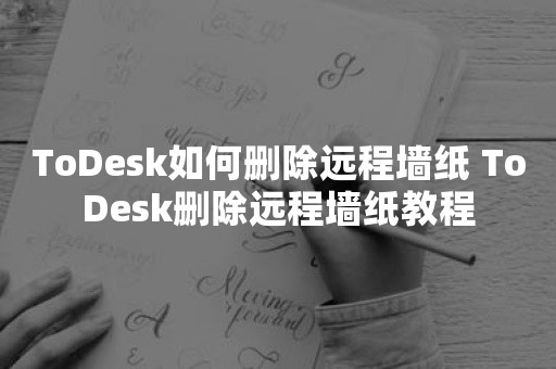 ToDesk如何删除远程墙纸 ToDesk删除远程墙纸教程