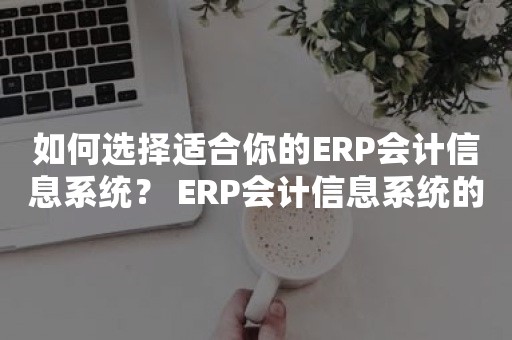 如何选择适合你的ERP会计信息系统？ ERP会计信息系统的重要性和特点