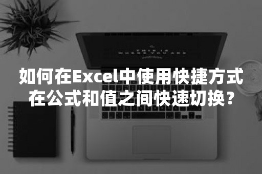 如何在Excel中使用快捷方式在公式和值之间快速切换？