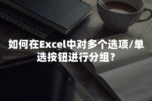 如何在Excel中对多个选项/单选按钮进行分组？