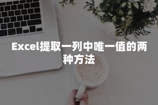 Excel提取一列中唯一值的两种方法