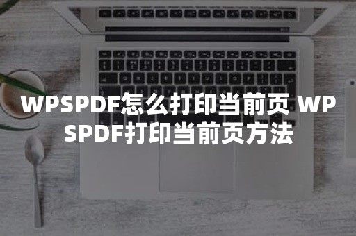 WPSPDF怎么打印当前页 WPSPDF打印当前页方法