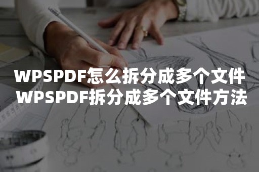 WPSPDF怎么拆分成多个文件 WPSPDF拆分成多个文件方法