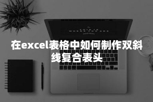 在excel表格中如何制作双斜线复合表头