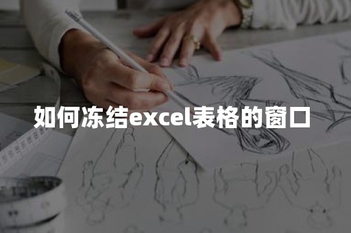 如何冻结excel表格的窗口 