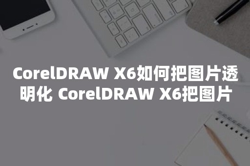 CorelDRAW X6如何把图片透明化 CorelDRAW X6把图片透明化方法