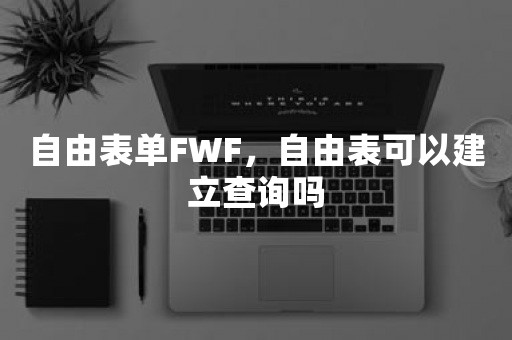 自由表单FWF，自由表可以建立查询吗