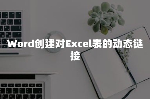 Word创建对Excel表的动态链接