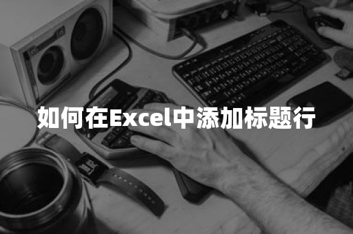 如何在Excel中添加标题行