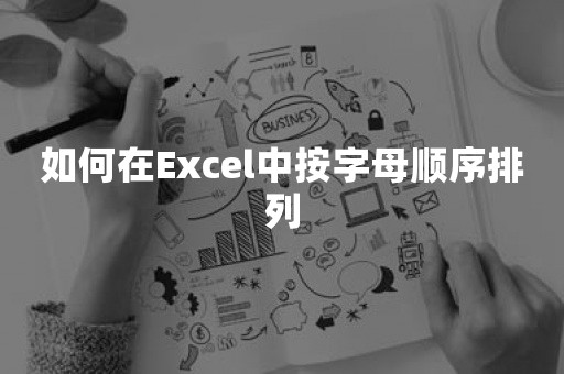 如何在Excel中按字母顺序排列