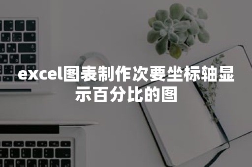 excel图表制作次要坐标轴显示百分比的图