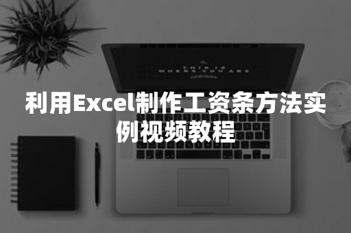 利用Excel制作工资条方法实例视频教程