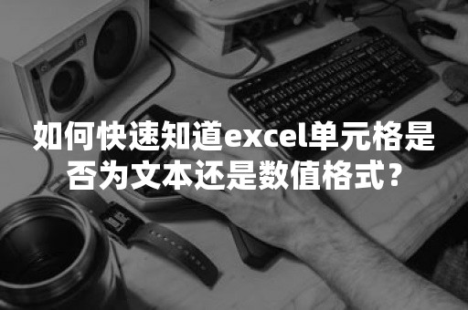 如何快速知道excel单元格是否为文本还是数值格式？