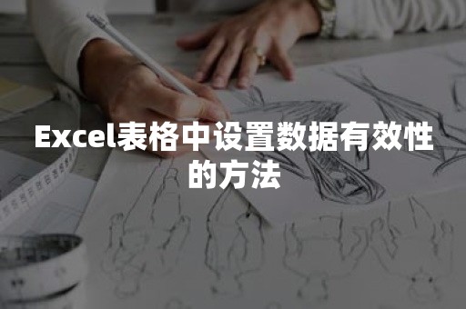 Excel表格中设置数据有效性的方法