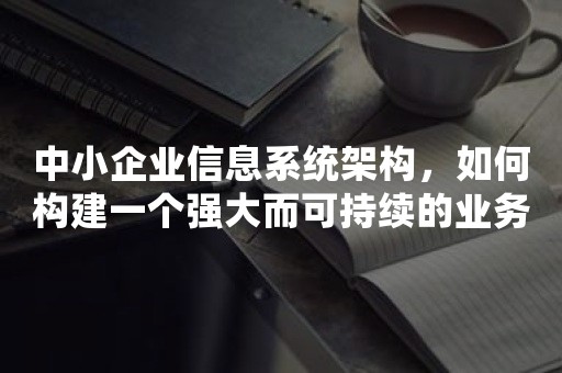 中小企业信息系统架构，如何构建一个强大而可持续的业务基础设施