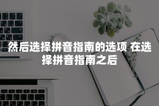 然后选择拼音指南的选项 在选择拼音指南之后