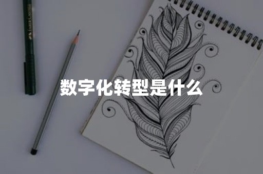 数字化转型是什么